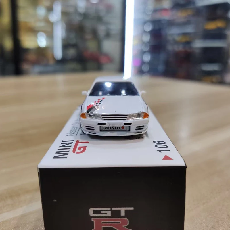 Литая модель мини автомобиля из сплава R32 GT металлическая детская игрушка