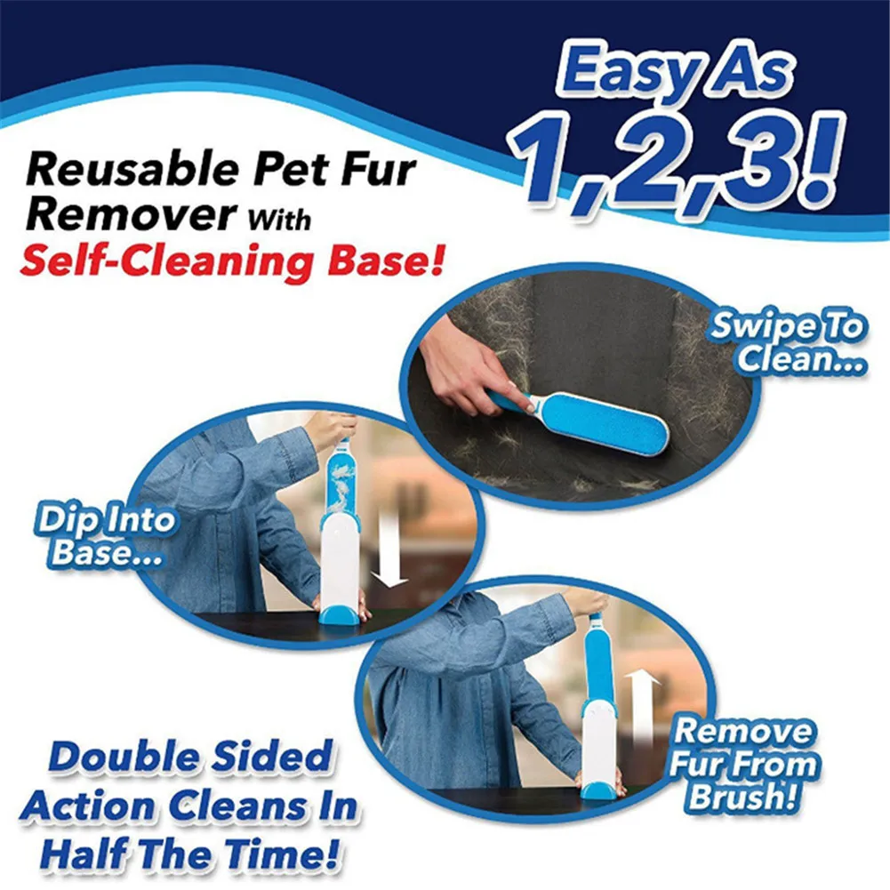 

Best Selling Brush Dog Comb Tool Clothes Clean Cotton Brush Sofa Pet Hair Removal Home Furniture Trim Hair Removal Brush