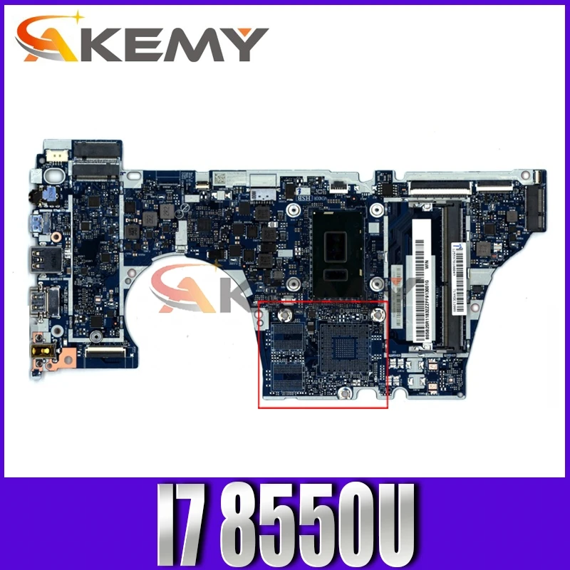 

Материнская плата Akemy для ноутбука Lenovo Ideapad 530S-14IKB, процессор NM-B601, I7 8550U, DDR4, Протестировано 100% работоспособность