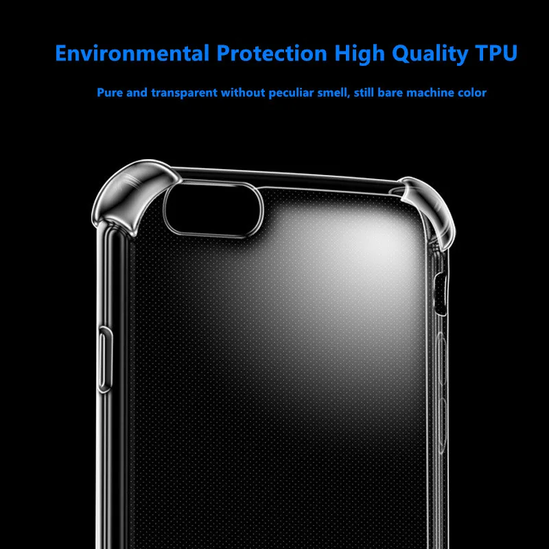 Transparent Phone Back Cover for Iphone 6 6s 7 8 plus 6plus 7plus 8plus XS Max Iphone11 Cell phone case | Мобильные телефоны и
