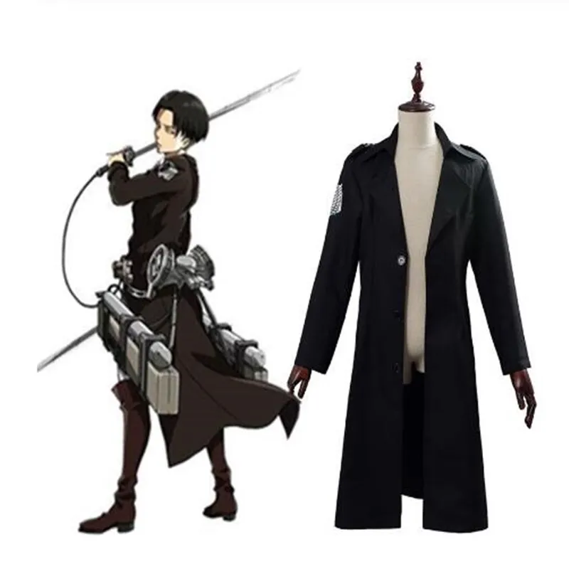 Экспресс-доставка Обувь для косплея по аниме атака на Титанов Косплэй костюм Levi