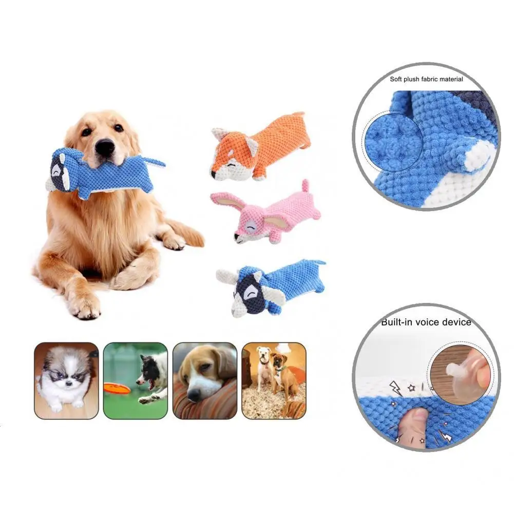 

Funny Plush Dog Toy IQ Training Lightweight Crinkle Paper Stuffed Dog Toys Stuffed Dog Toys Pet Toys
