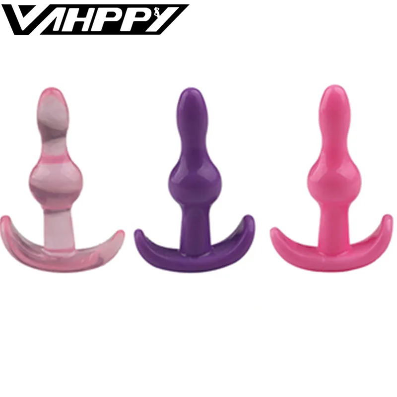 Силиконовый анальный фаллоимитатор без вибратора мужской массажер простаты