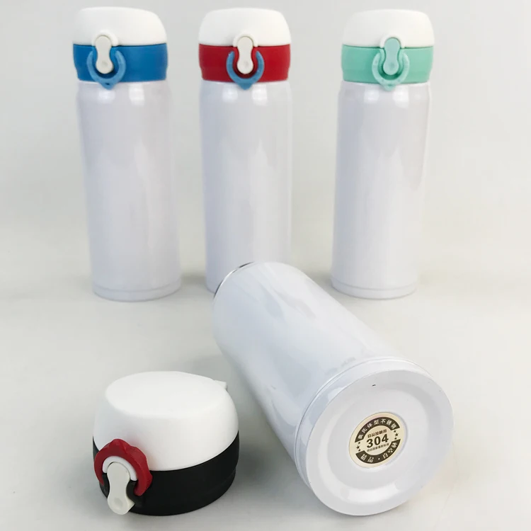 4pcs/lot Blank Sublimation 350ml Bottle Cap Upspring Transfer Prtinting by Sublimation INK DIY Transfer Heat Press Printing