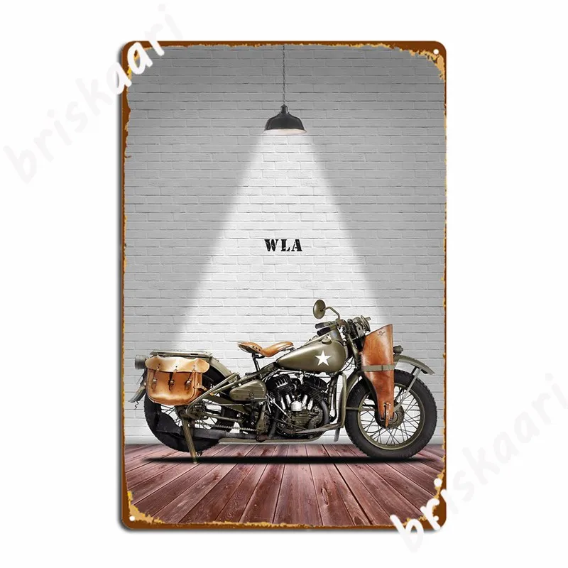 

Военные мотоциклетные металлические знаки Wla, постеры в виде жестяных знаков для клуба, дома, паба, гаража