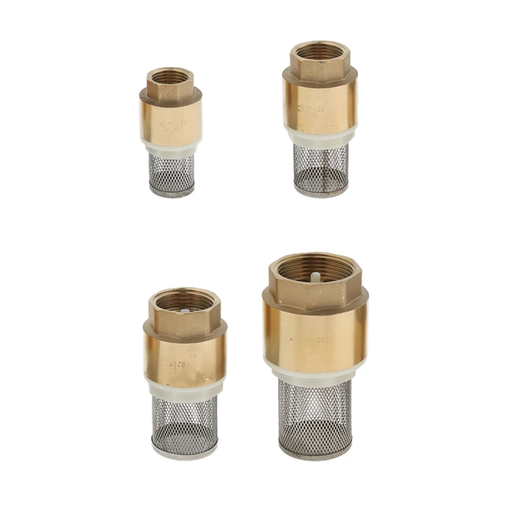 Brass Foot Valve Mesh Check With Strainer Filter Installed at a pump or the bottom of pipe line | Дом и сад