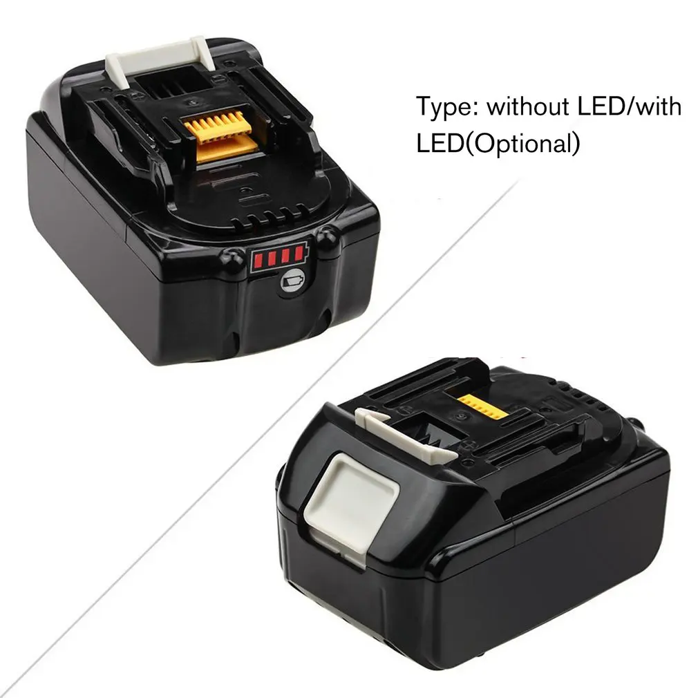 18V 6000mAh литий-ионный сменный аккумулятор, литиионый аккумулятор, замена пакета для Makita BL1830 BL1840 BL1850 BL1860