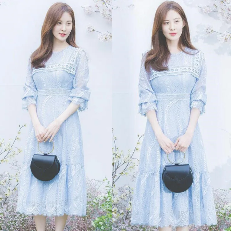 HAMALIEL модные элегантные женские кружевные платья для девочек высокое качество