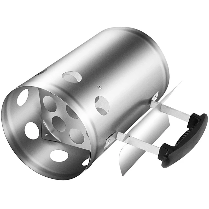 Гриль барбекю оцинкованная сталь дымоход Зажигалка корзина для приготовления