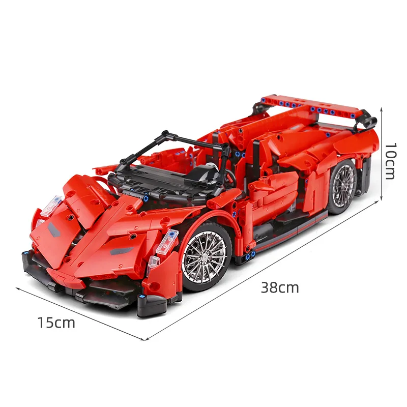 Ешина 1:14 высокотехнологичного автомобиля MOC 10559 Lamborghinisd Venenosd Roadster гоночный