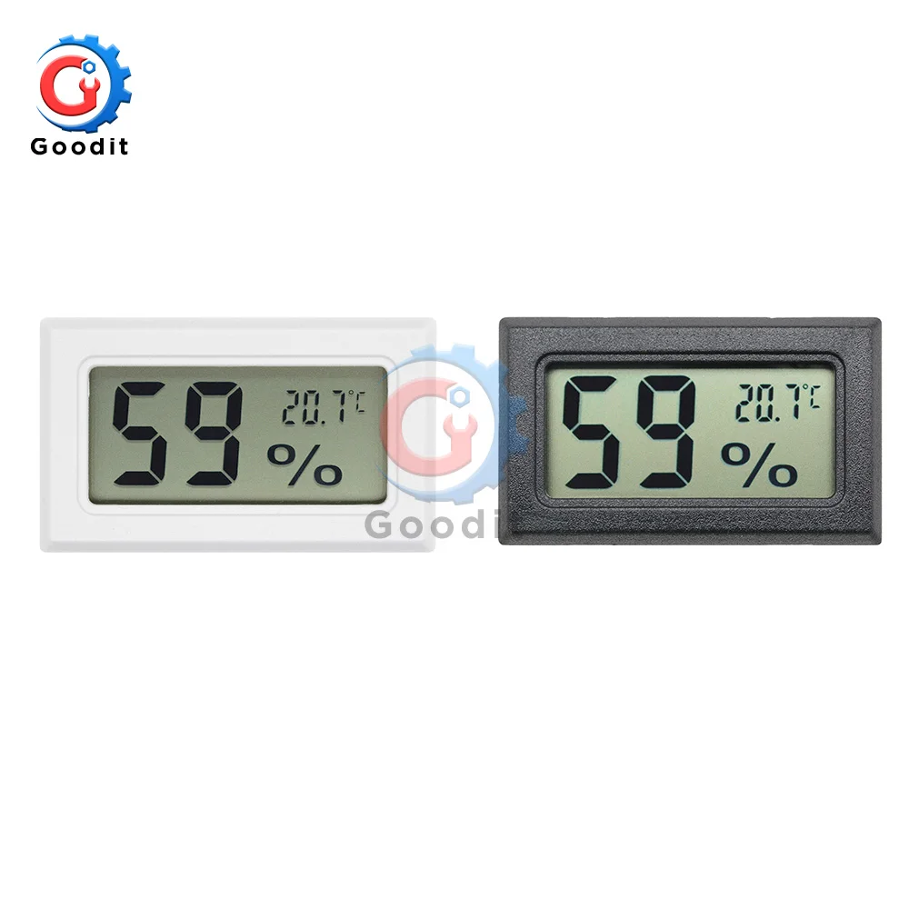 Mini Digital LCD Indoor Convenient Temperature Sensor Humidity Meter Thermometer Hygrometer Gauge indoor outdoor LCD Digital