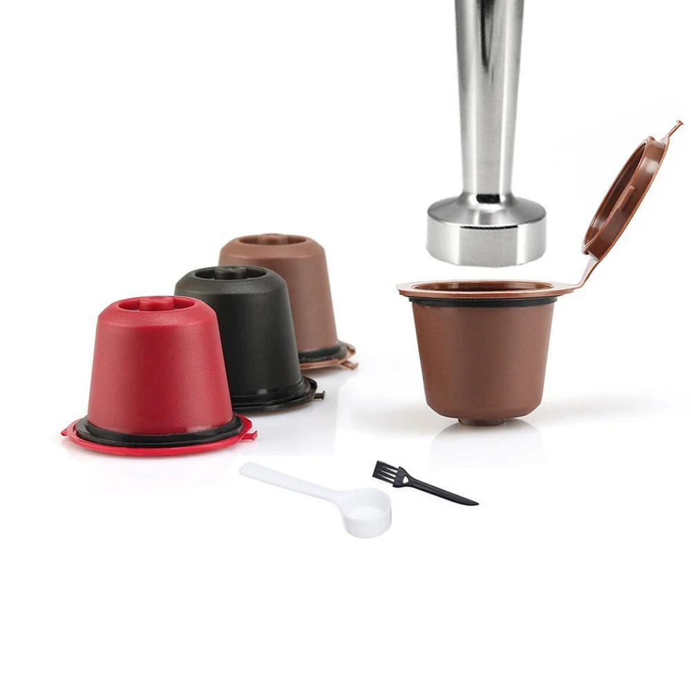 Капсулы Nespresso для заправки капсул многоразовые наборы темпера 3 фильтра кофе 1