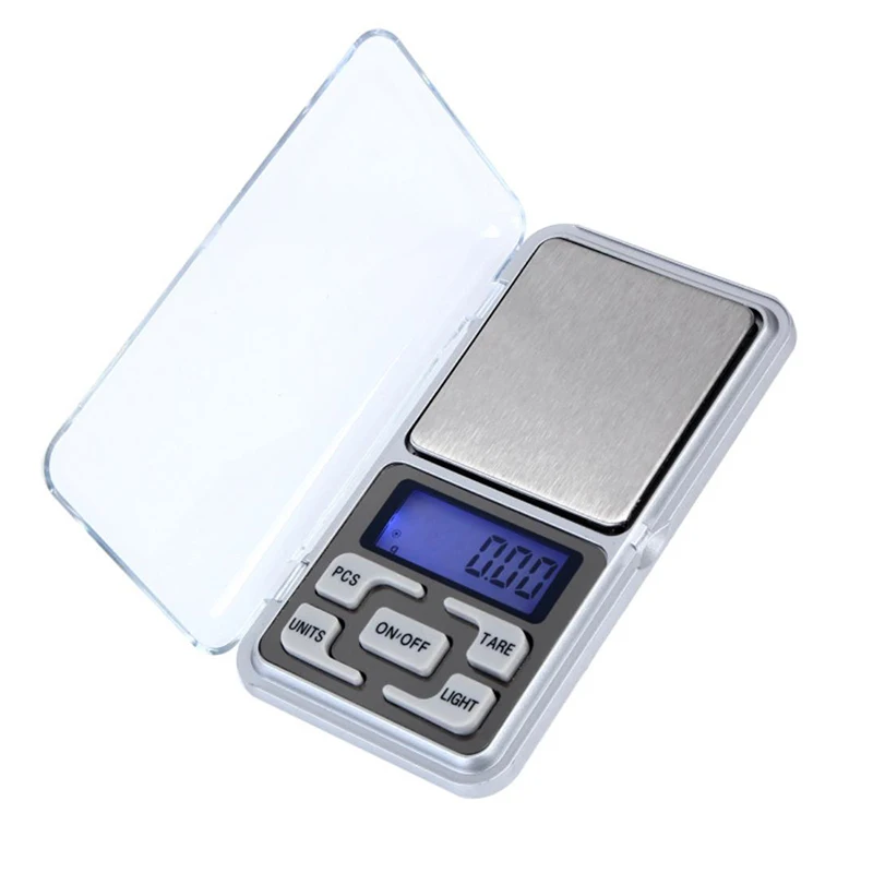 

Electronic Digital Pocket Scale 0.01g Precision Mini Jewelry Weighing Scale Backlight Scales 0.1g for Kitchen 100/200/300/500g