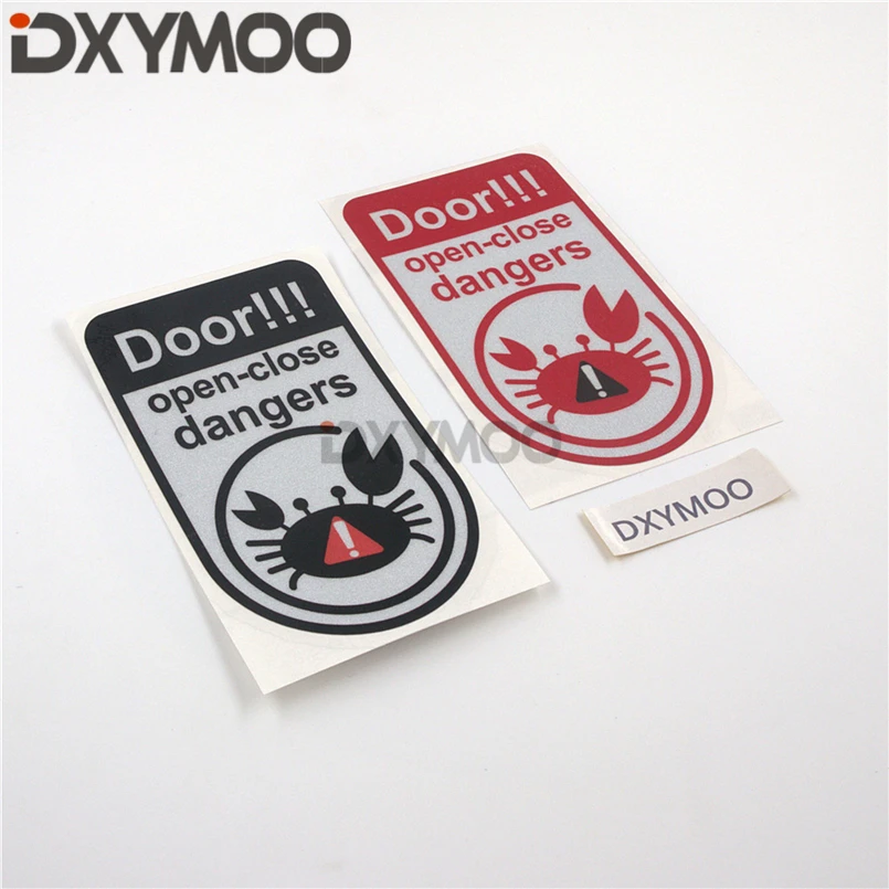 Дверь открыть закрыть опасности Предупреждение Краб мотоциклетный велосипед