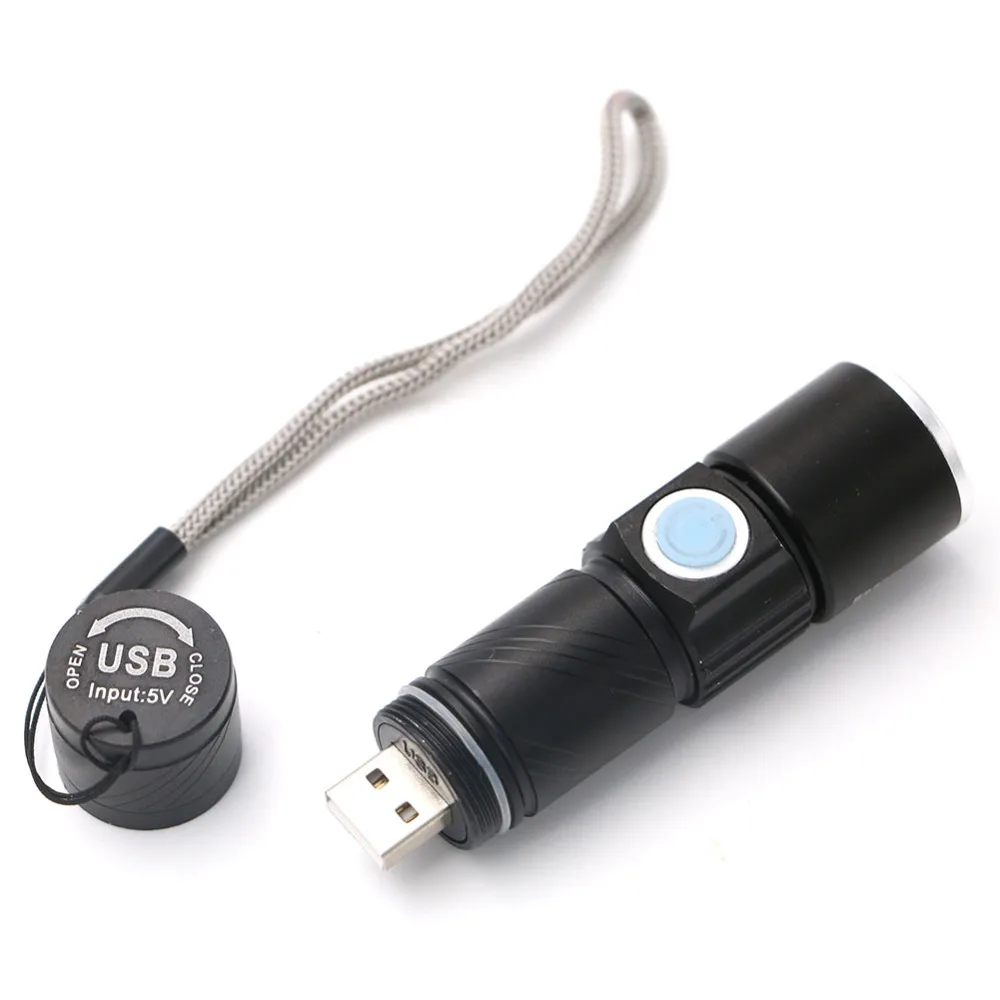 USB удобный светодиодный тактический вспышки светильник карманный фонарь светодиодный Перезаряжаемые Мощная Вспышка светильник Масштабируемые светодиодные лампы для путешествий на открытом воздухе Охота