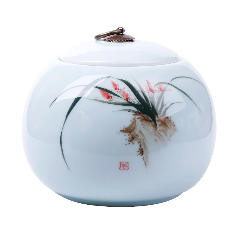 Кухонный герметичный контейнер для хранения сахара круглая чайная коробка в