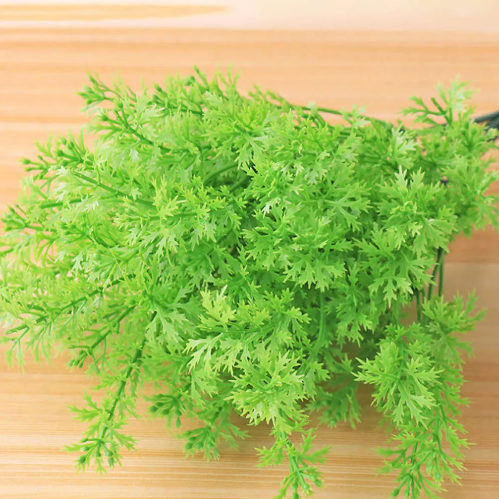 Искусственное растение Пластиковая Зеленая трава искусственная Настольный