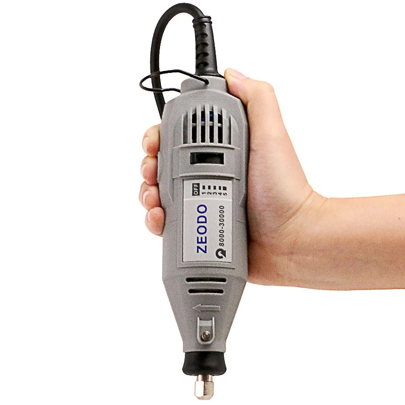 Миниатюрная электрическая гравировальная дрель шлифовальный станок 130 Вт Мощный