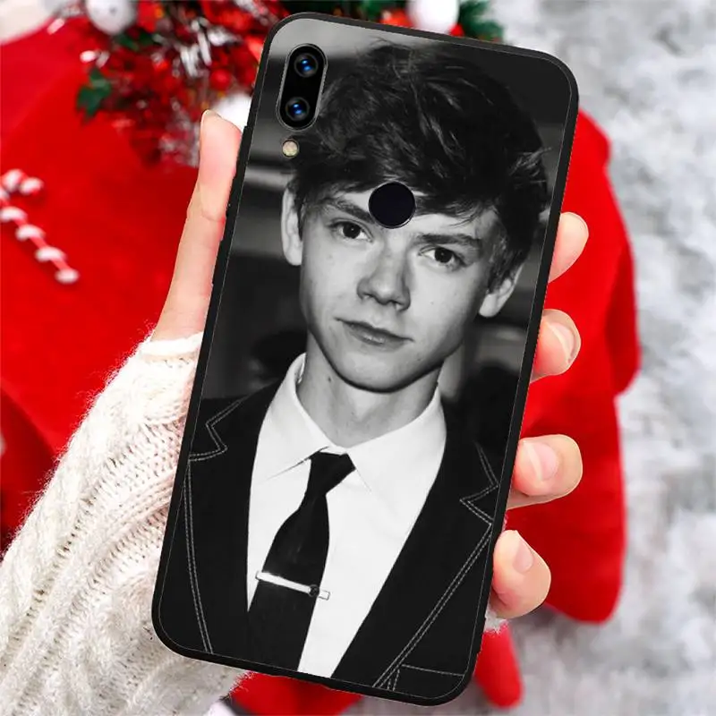 

Thomas Sangster famous Actors high quality luxury Phone Case shell For Xiaomi Redmi note 7 8 9 t k30 max3 9 s 10 pro lite