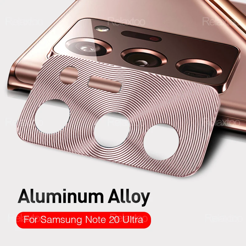 Защитное кольцо для объектива камеры Samsung note 20 Ultra металлический чехол задней