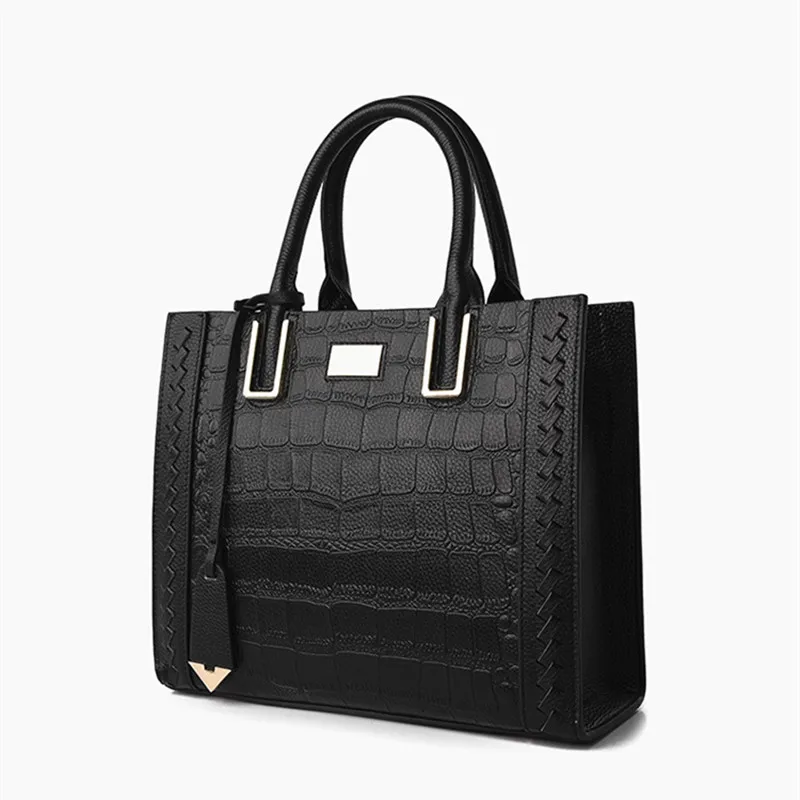

Знаменитый роскошный бренд 2021, новая модная Высококачественная сумка с крокодиловым узором, вместительная универсальная сумка через плечо...