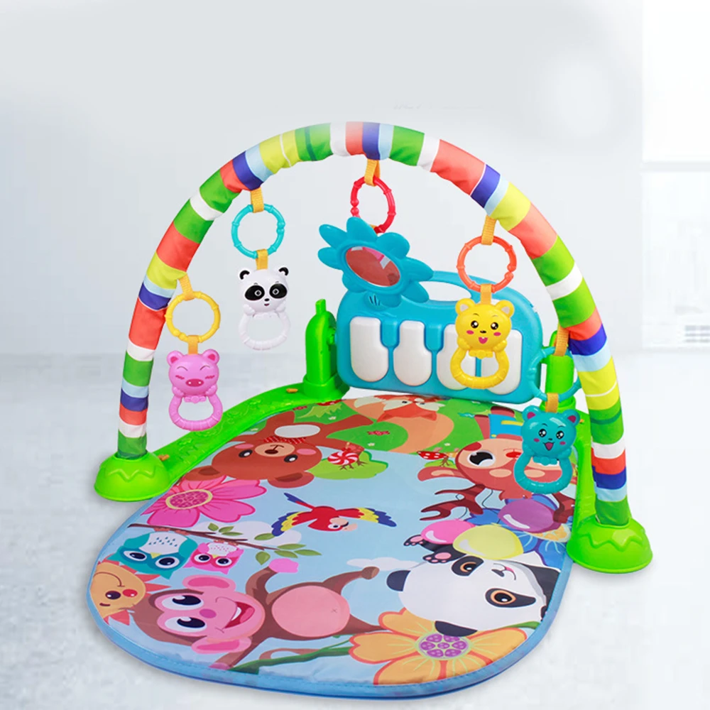 Детский игровой коврик дети образовательная головоломка ковер с пианино