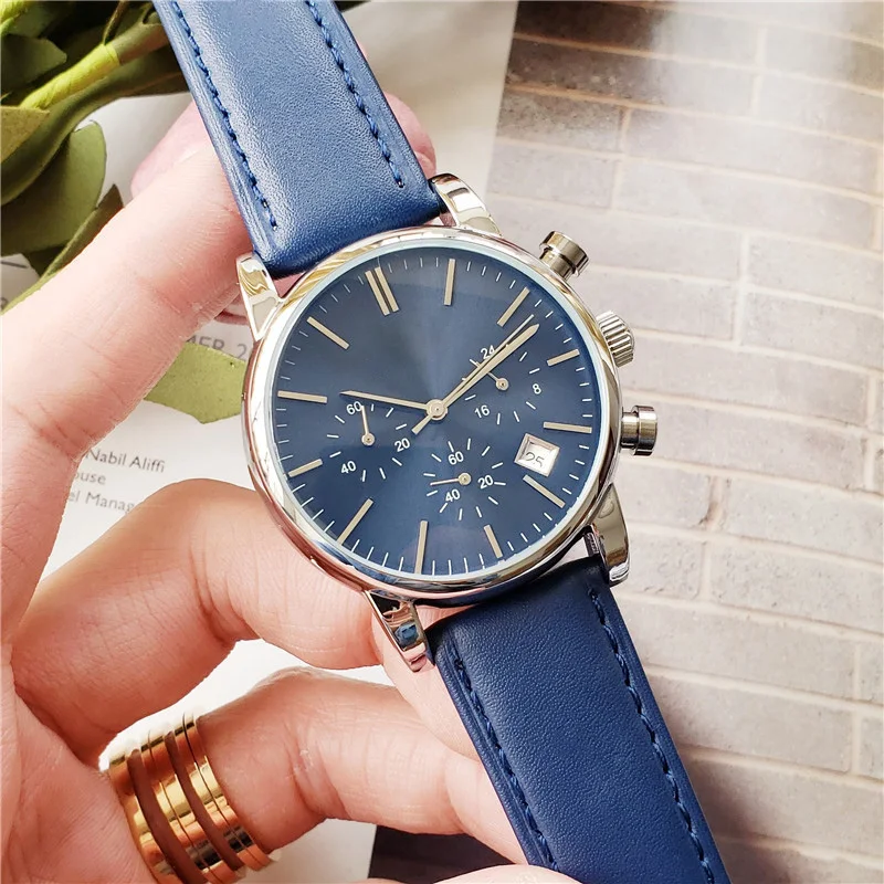 

2021 New HOT Men's Watch Luxury Men's Casual Watch Automatic Quartz Belt Watch BOSS 30M Waterproof