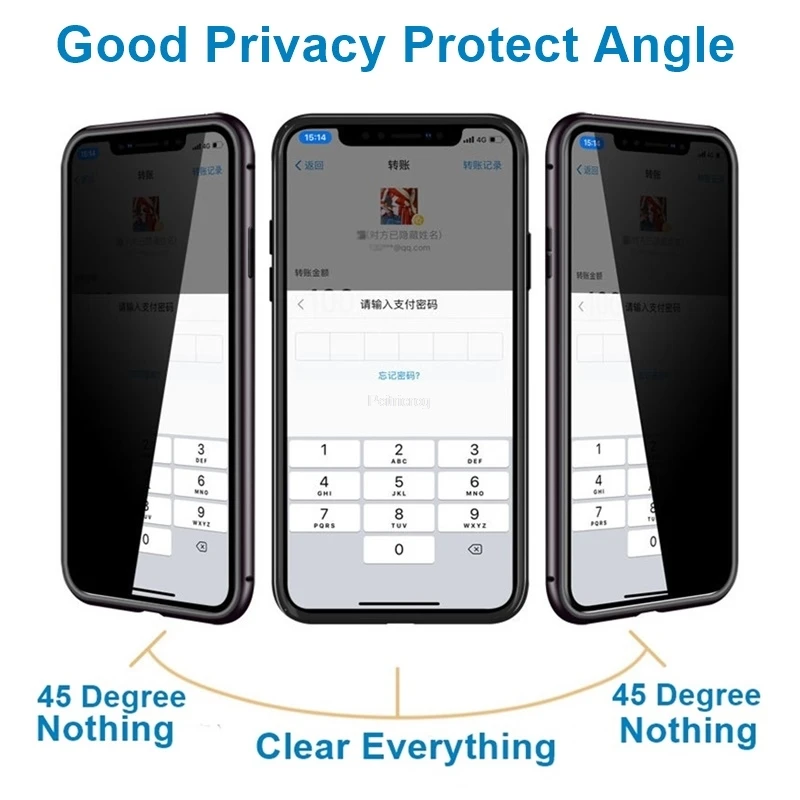 Магнитный металлический чехол из закаленного стекла для iphone 11Pro XR XS 11 Pro MAX X 8 7 6 6S