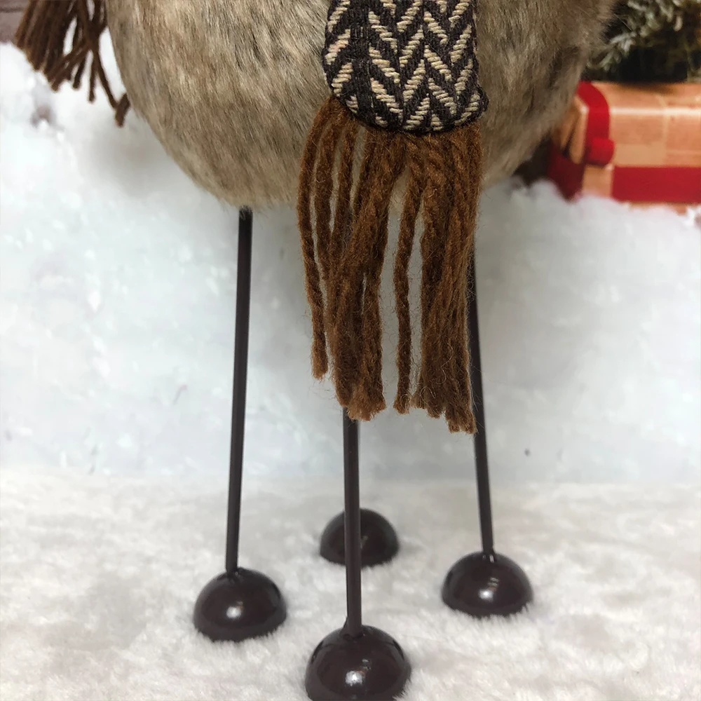 Оленевая кукла выдвижная стоящая игрушка рождественские плюшевые украшения