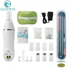 Аппарат для ухода за кожей лица, 6 насадок, Алмазная дермабразия, удаление шрамов, акне, пилинг для пор, аппарат для микродермабразии