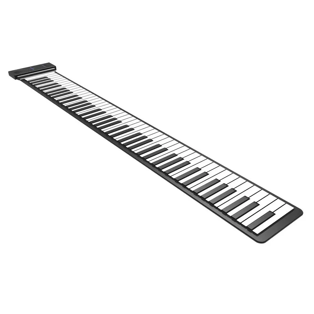 88 key piano ​flexible digital roll up piano keyboard silicone folding electronic keyboard built in speaker early learning edu free global shi