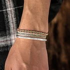 3 шт.компл. 925 посеребренные браслеты  браслеты-кольца в богемном стиле тибетского тканые туфли с кисточкой и узлом; Веревка для мужчин и женщин в этническом стиле, ювелирное изделие, подарок