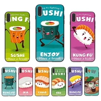 i love sushi different tastes flavours phone case for iphone 11 12 pro max mini xr xs max x 6 6s 7 8 plus 5 5s se2020 soft shell