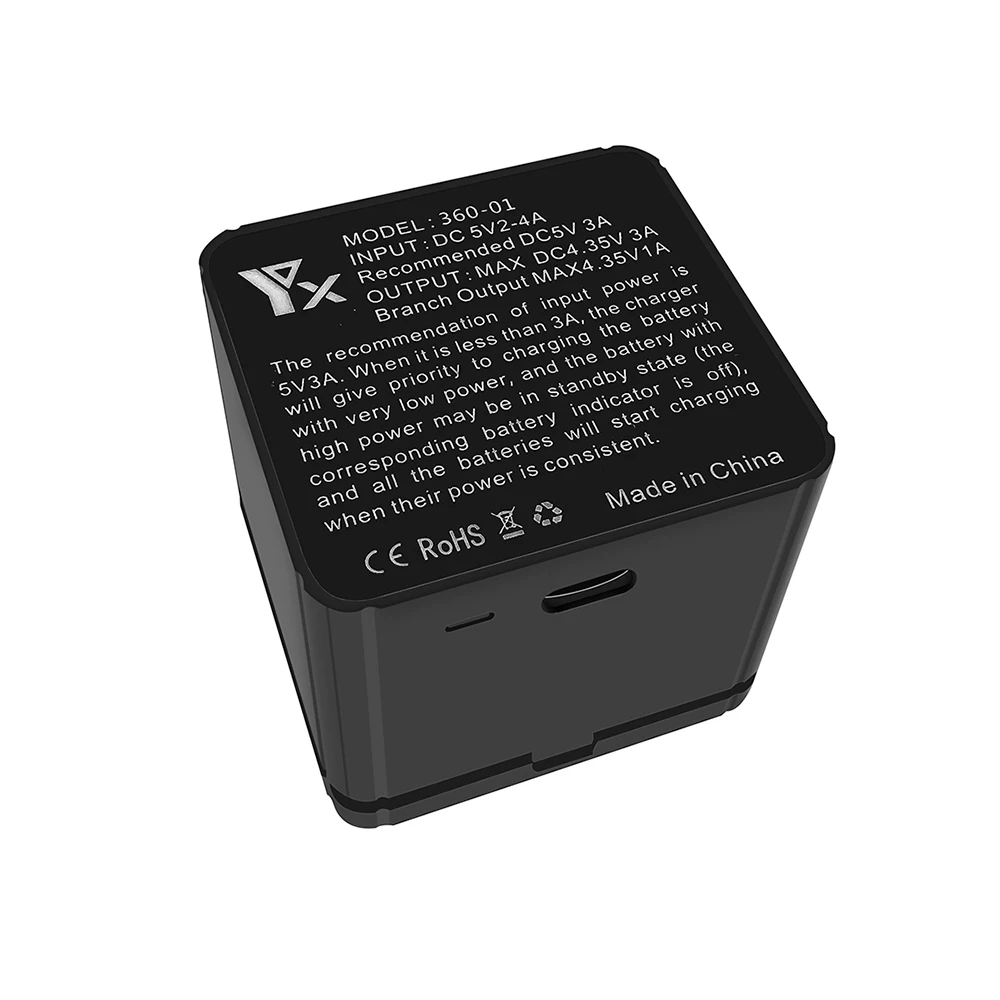 Портативная коробка для быстрой зарядки зарядное устройство Insta 360 One X Sport VR