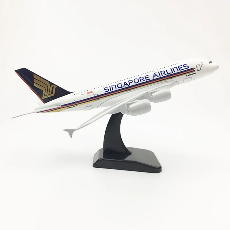 about 20CM 380 A380 THAI QATAR Korea Airlines Airplanes Plane Aircraft Alloy Model Toy With Base Toys F Collections | Игрушки и хобби