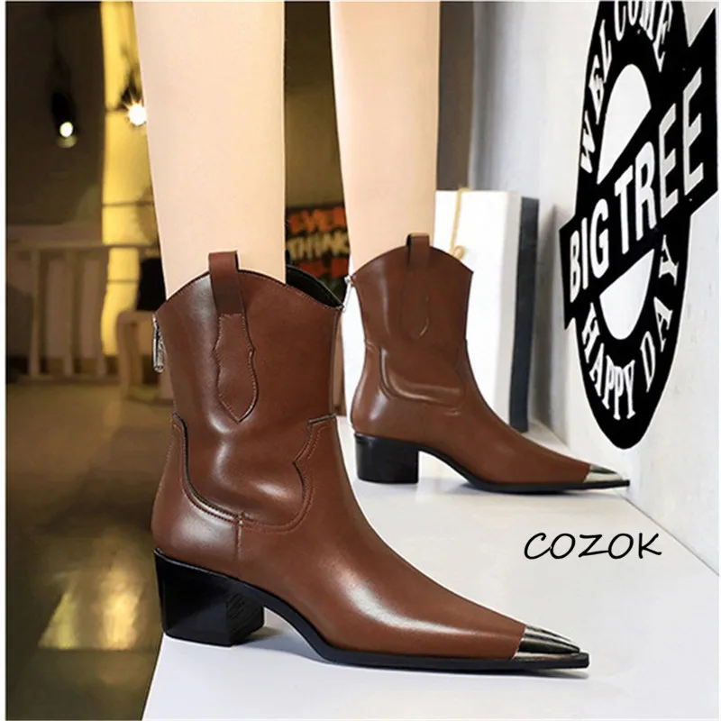 

Новые Зимние ботильоны для женщин, винтажная модная Корейская повседневная женская обувь