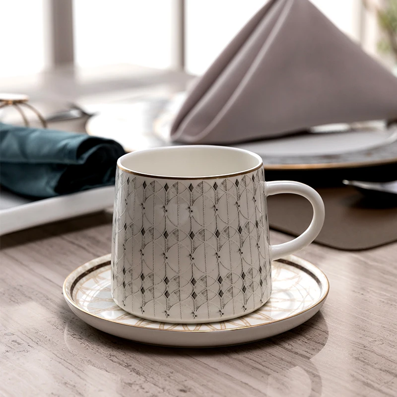 Винтажный набор кофейных чашек фарфоровая чашка из костяного фарфора чайная в