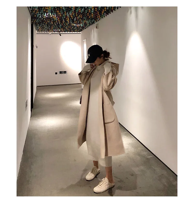 Turtleneck Cashmere Knitted Sweater Dress Women Autumn Spring Noodles Elastic Long Sleeve thick Pullover Winter Dress