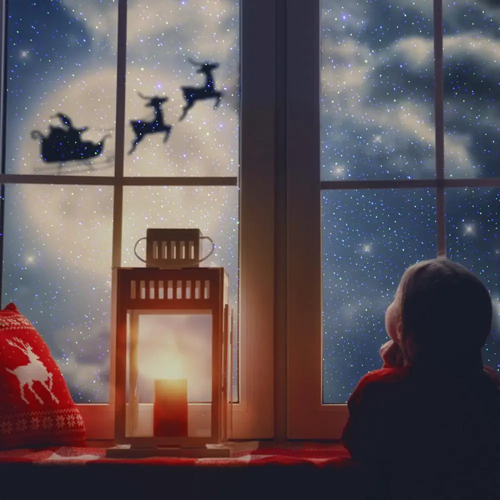 RGB Рождественский лазерный проектор уличный водонепроницаемый прожектор