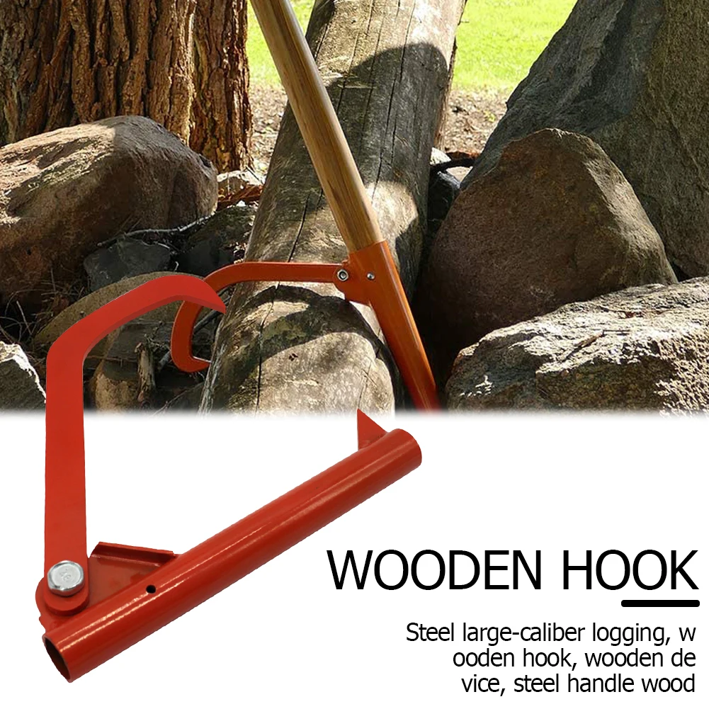 

Steel Roller Felling Lever Lifter Log Peavy Home Transport Cant Hook Practical Rustproof Felling Lever Patio Backyard for Wood