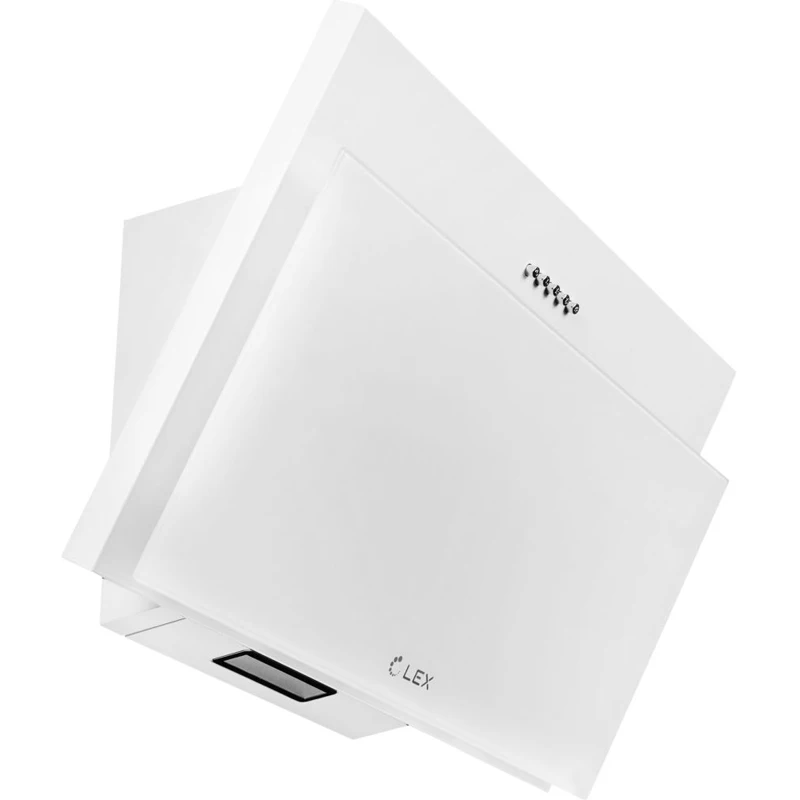 Вытяжка каминная Lex Luka 600 белый управление: кнопочное (1 мотор) | Бытовая техника