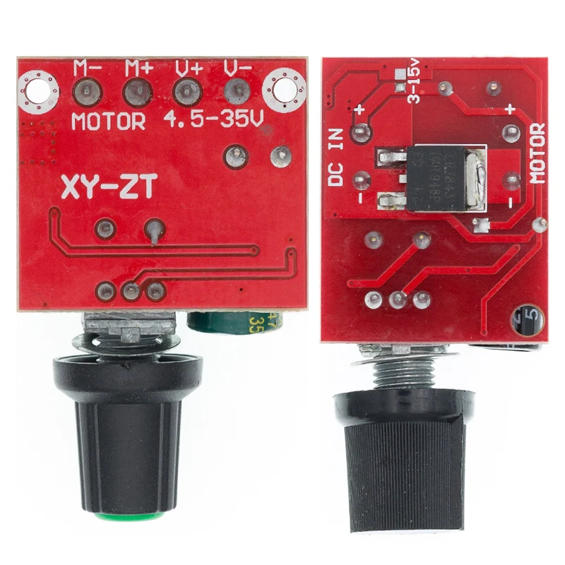 Мини DC-DC 4 5 В-35 В 5A 90W PWM контроллер скорости двигателя постоянного тока модуля