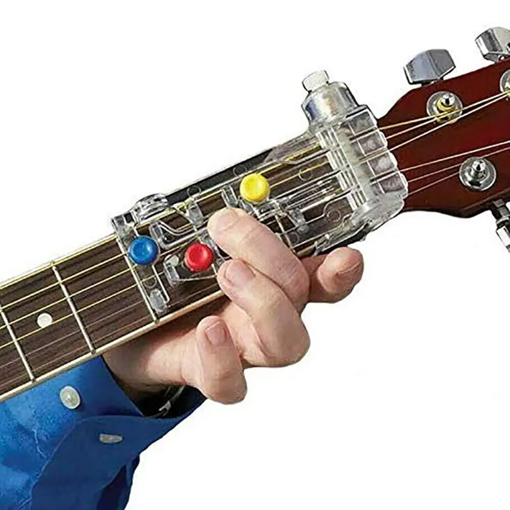 

Anti-Pain Finger Cots Guitar Assistant Chord Buddy Teaching Aid Guitar Learning System Teaching Aid For Guitar Beginner Learning