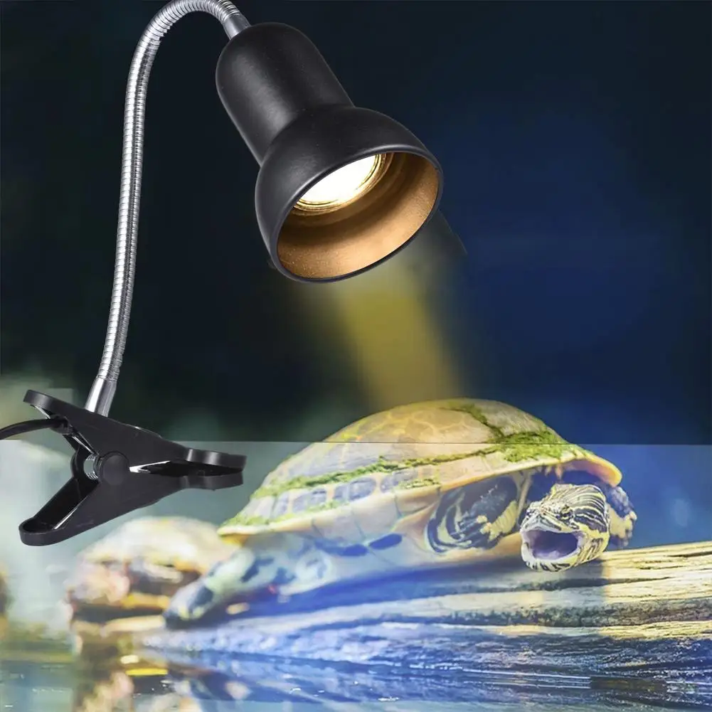 Рыб танк черепаха Рептилия Отопление светильник 360 градусов вращение E27 лампа с