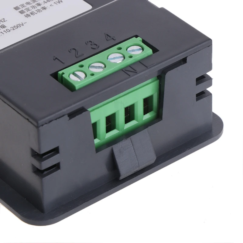 Большой экран 20/100A переменного тока 110-250V ЖК-цифровой панельный ваттметр Монитор напряжения КВт·ч Вольтметр Амперметр.
