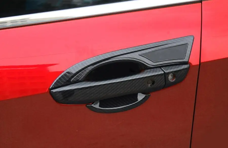 

For Honda Civic 2016-2020 Carbon Fiber Style Door Handle Cover + Bowl Trims Car Accessories