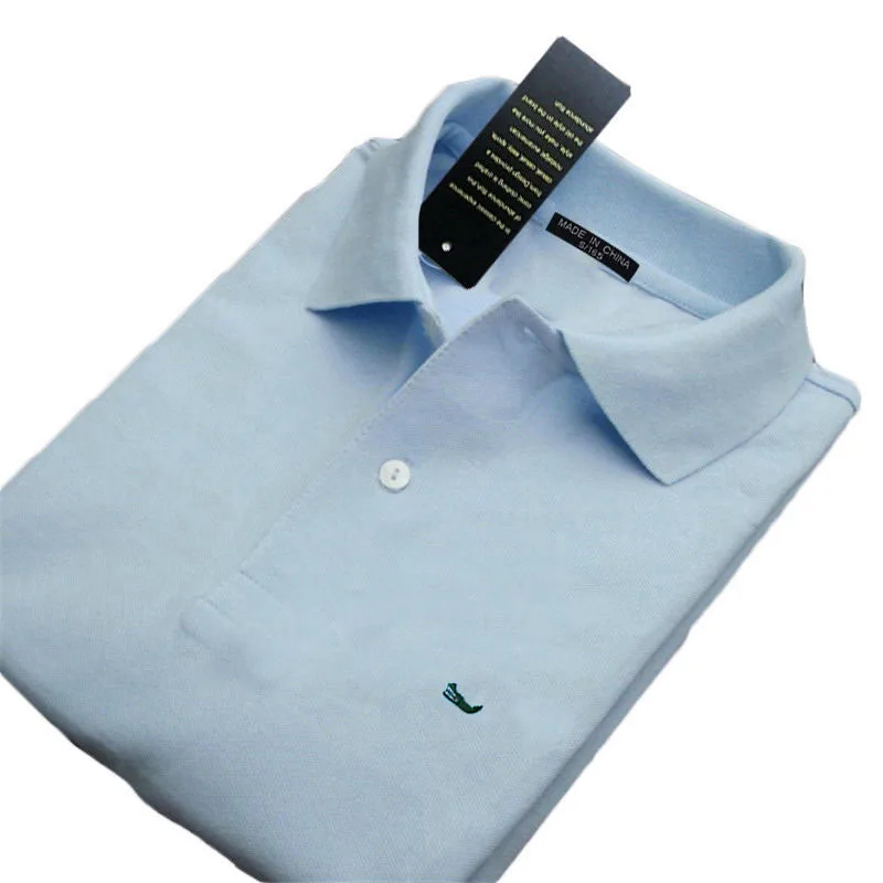 Рубашка поло мужская однотонная хлопок 100% короткий рукав повседневная с