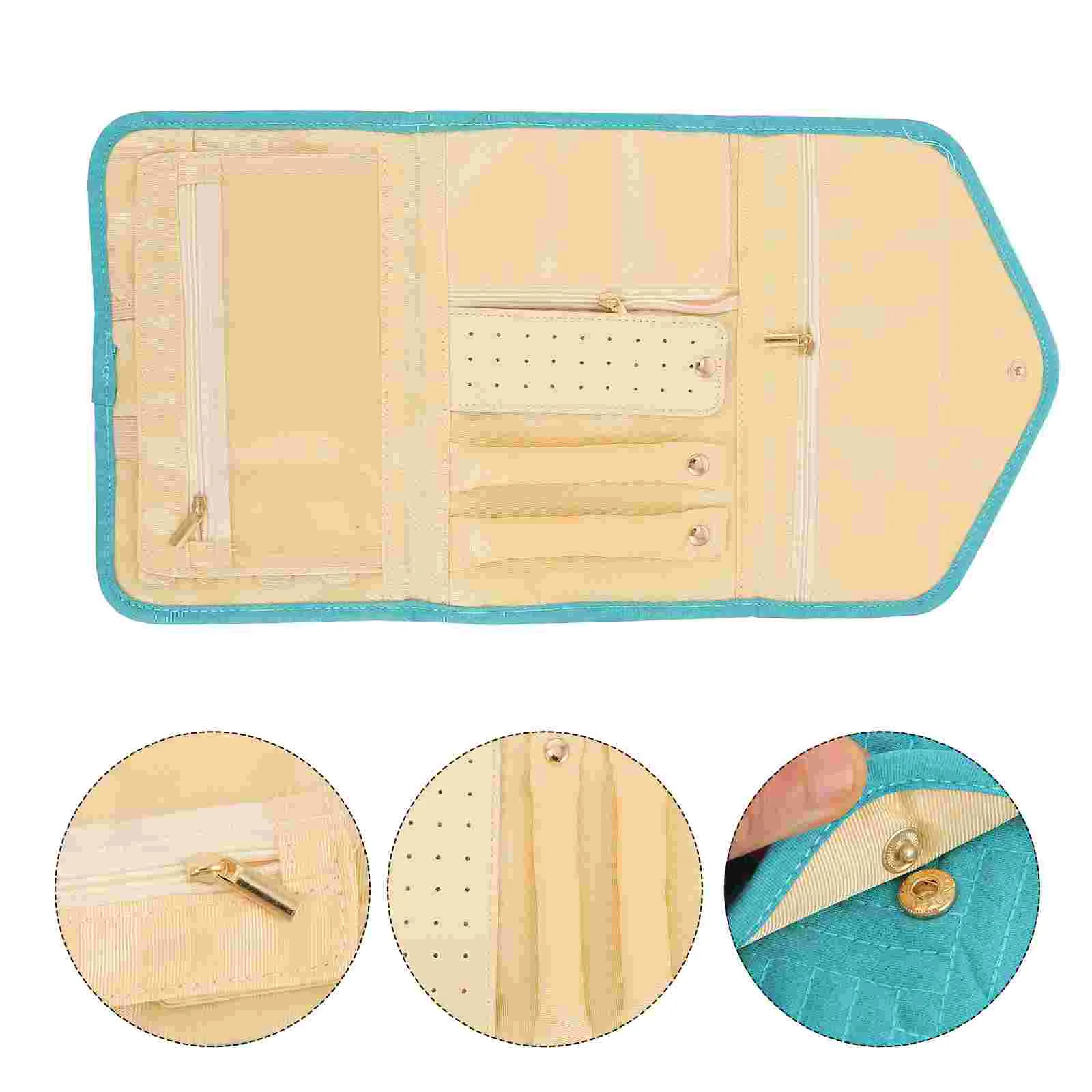 

1pc Portable Jewelry Bag Creative Jewelry Package Portable Jewelry Roll Bag