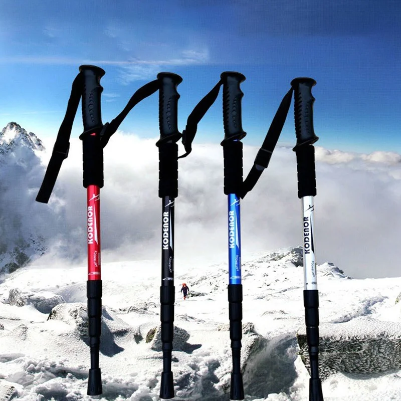 

Telescopic Hiking Poles Foldable Hiking Poles Wild Survival Supplies Trekking Pole Hiking Walking Sticks