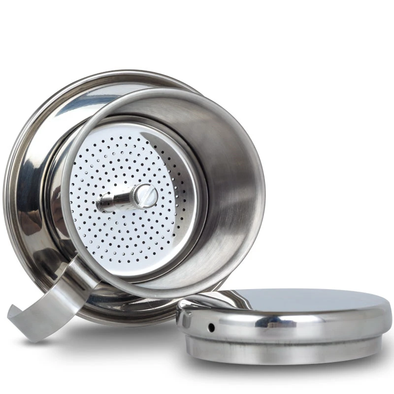 Portable Stainless Steel Vietnam Coffee Dripper Reusable Filter Drip Pot Vietnamese Cup | Дом и сад